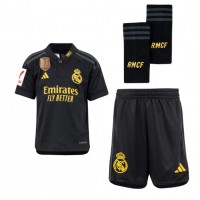 Camiseta Real Madrid Antonio Rudiger #22 Tercera Equipación Replica 2023-24 para niños mangas cortas (+ Pantalones cortos)